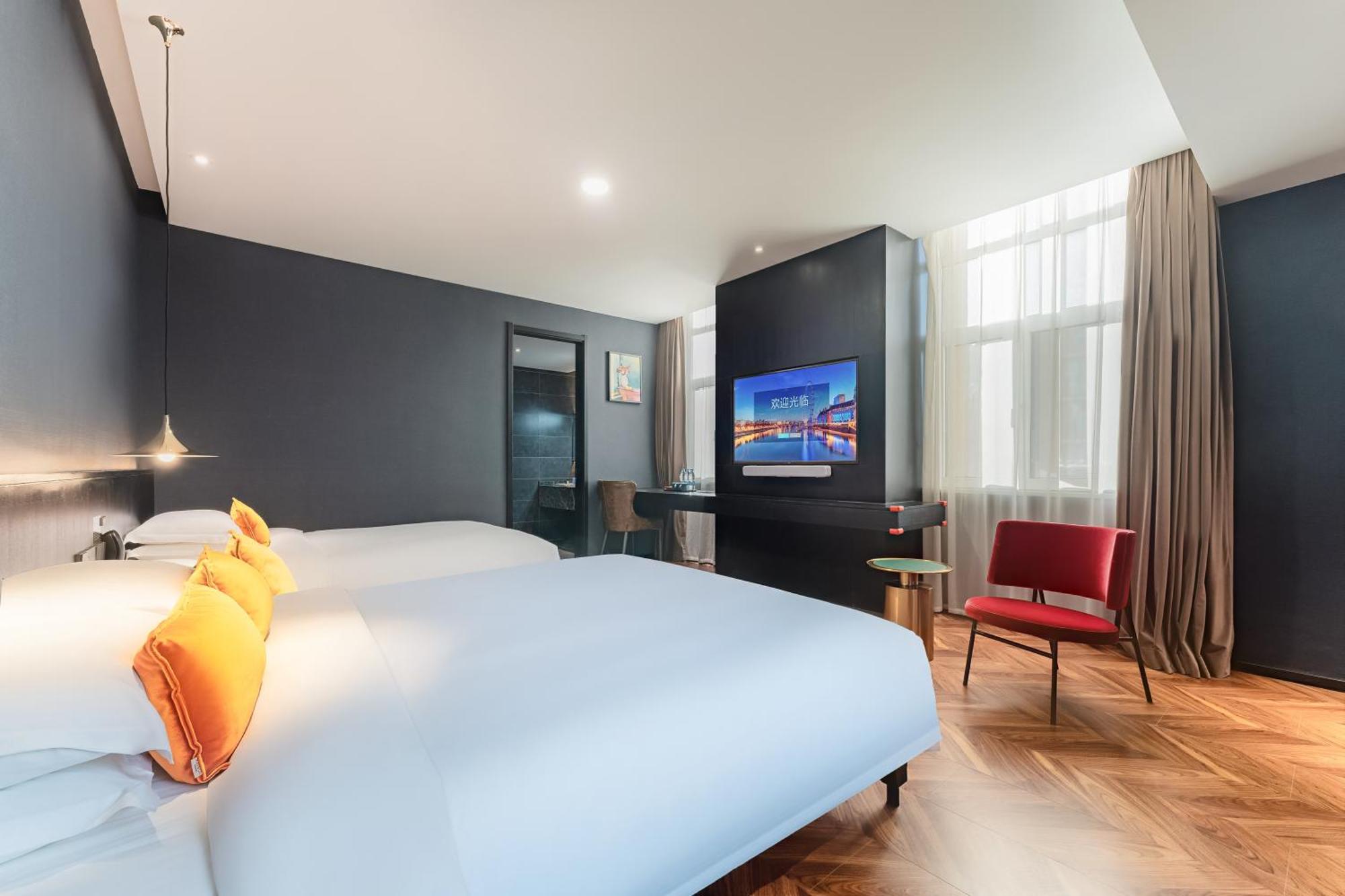 Hesu Designer Hotel & Suites -Near Xi'An Drum Tower And Yongning Gate -Free Laundry Luggage Storage -Kitty Cafe With Freshly Ground Coffee -24H Front Desk -English Service Esterno foto